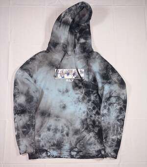 Hypland x Hunter x Hunter Killua Zoldyck Eye Tie-Dye Pullover Hoodie Medium